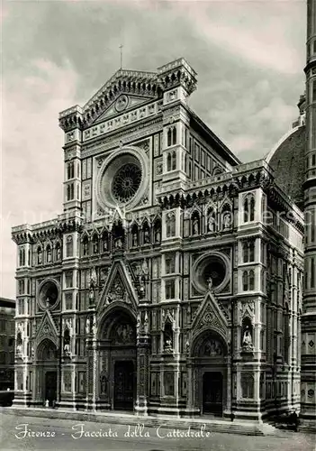 AK / Ansichtskarte Firenze Toscana Facciata della Cattedrale Kat. Firenze