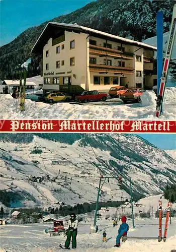 AK / Ansichtskarte Martell Gasthof Martellerhof Pension Wintersportplatz Martelltal Kat. Vinschgau Bozen Suedtirol