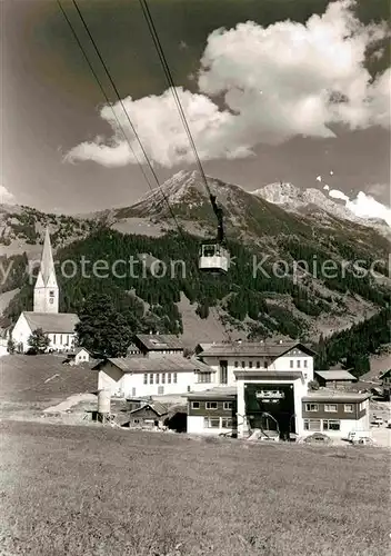 AK / Ansichtskarte Mittelberg Kleinwalsertal Walmendingerhorn Bahn Bergbahn Talstation Kat. Oesterreich