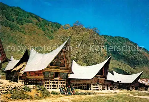 AK / Ansichtskarte Toba Lake Batak Traditional House