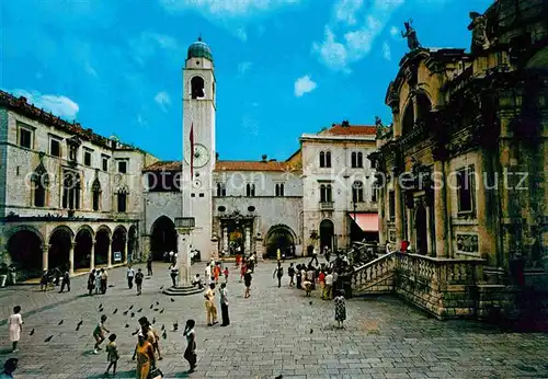 AK / Ansichtskarte Dubrovnik Ragusa Platz Altstadt Kat. Dubrovnik