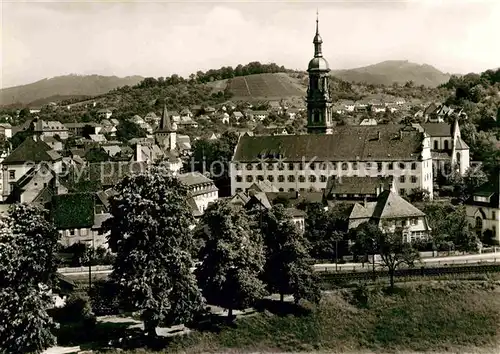 AK / Ansichtskarte Gengenbach Ortsansicht mit Kirche Kat. Gengenbach Schwarzwald