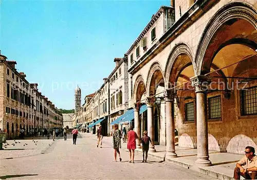 AK / Ansichtskarte Dubrovnik Ragusa Altstadt Arkaden Kat. Dubrovnik