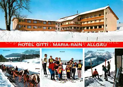 AK / Ansichtskarte Maria Rain Allgaeu Hotel Gitti  Kat. Mittelberg Oy