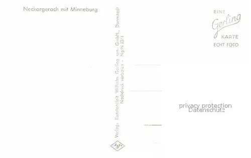 AK / Ansichtskarte Neckargerach mit Minneburg Kat. Neckargerach