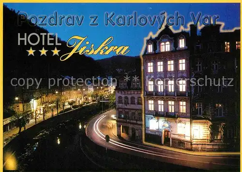 AK / Ansichtskarte Karlovy Vary Hotel Jiskra Kat. Karlovy Vary Karlsbad