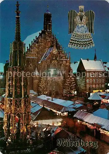 AK / Ansichtskarte Nuernberg Christkindlesmarkt Kat. Nuernberg