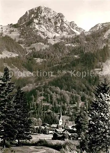 AK / Ansichtskarte Bayrischzell mit Wendelstein Kat. Bayrischzell