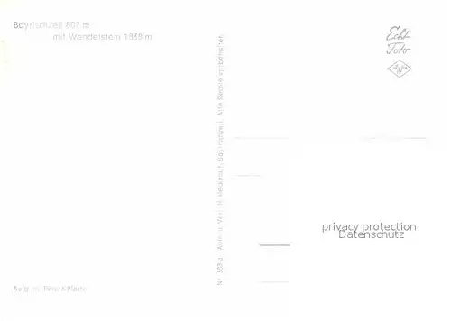 AK / Ansichtskarte Bayrischzell mit Wendelstein Kat. Bayrischzell