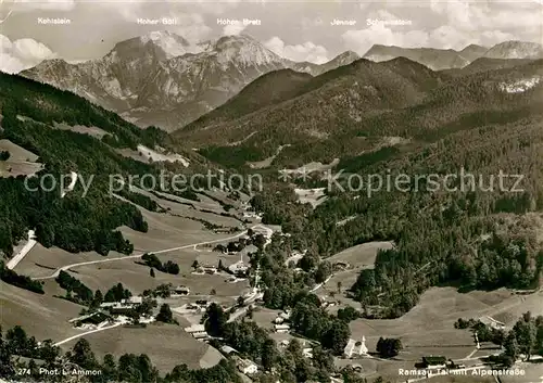 AK / Ansichtskarte Ramsau Berchtesgaden mit Alpenstrasse Kat. Ramsau b.Berchtesgaden