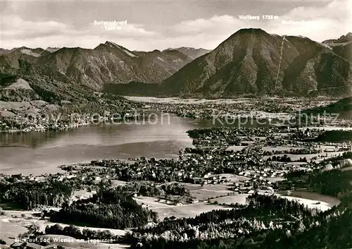 AK / Ansichtskarte Bad Wiessee Tegernsee Panorama