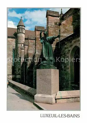 AK / Ansichtskarte Luxeuil les Bains Statue de Saint Colomban Kat. Luxeuil les Bains