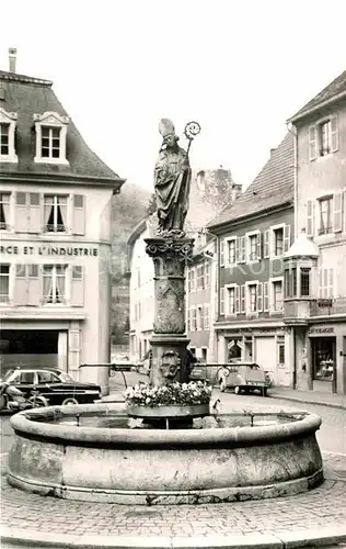AK / Ansichtskarte Thann Haut Rhin Elsass Fontaine de Saint Thiebaut Brunnen Kat. Thann