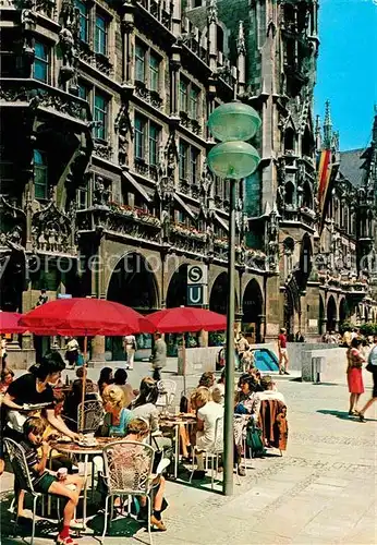 AK / Ansichtskarte Muenchen Rathaus  Kat. Muenchen