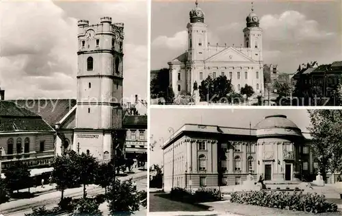 AK / Ansichtskarte Debrecen Debrezin Reszletek Turm Kirche Museum
