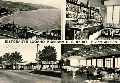 AK / Ansichtskarte Bussana Ristorante Lugano Panorama Kueste Kat. San Remo