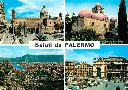 AK / Ansichtskarte Palermo Sicilia Kathedrale San Giovanni Piazza Politeama Panorama  Kat. Palermo