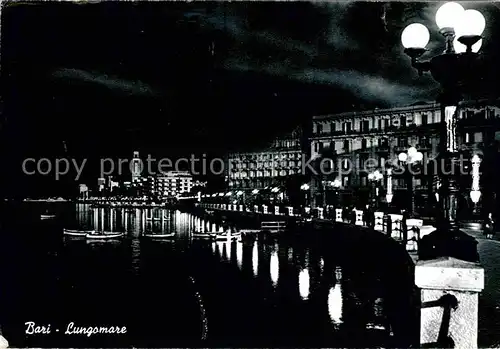 AK / Ansichtskarte Bari Sardo Bucht bei Nacht