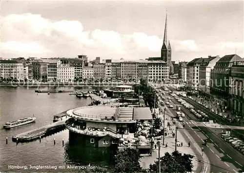 AK / Ansichtskarte Hamburg Jungfernstieg Alsterpavillon Kat. Hamburg