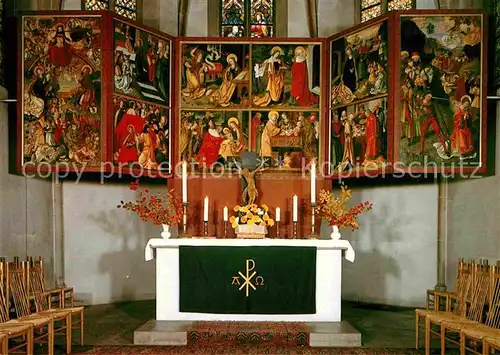 AK / Ansichtskarte Goettingen Niedersachsen Sankt Albani Kirche Fluegelaltar Kat. Goettingen