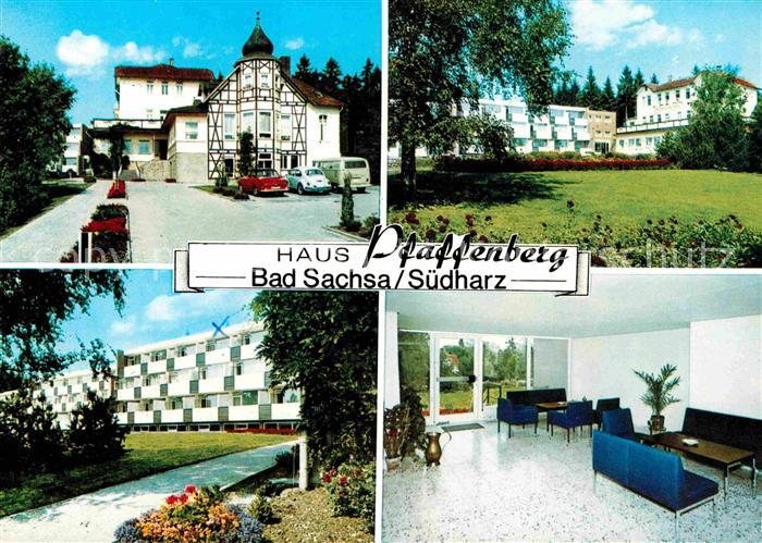 Ak Ansichtskarte Bad Sachsa Harz Haus Pfaffenberg Kat Bad