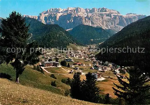 AK / Ansichtskarte Wolkenstein Groeden Panorama Sella Gruppe  Kat. Selva Val Gardena Tirol