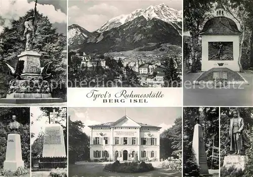 AK / Ansichtskarte Berg Isel Tyrols Ruhmesstaette Denkmaeler Museum Gedicht Kat. Innsbruck
