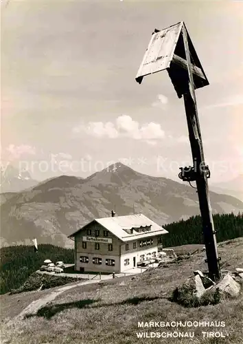 AK / Ansichtskarte Wildschoenau Tirol Markbachjochhaus Inri Kreuz Alpen