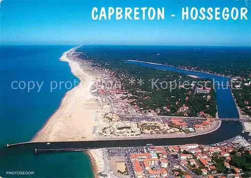 AK / Ansichtskarte Hossegor Soorts Landes Capbreton Fliegeraufnahme Kat. Soorts Hossegor