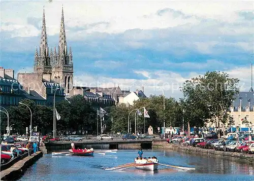 AK / Ansichtskarte Quimper Kemper Animation nautique sur l Odet Kat. Quimper