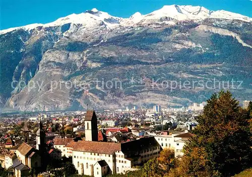 AK / Ansichtskarte Chur GR mit Calanda Kat. Chur