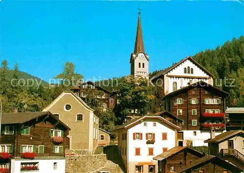 AK / Ansichtskarte Fiesch Pfarrkirche Kat. Fiesch