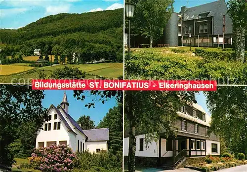 AK / Ansichtskarte Elkeringhausen Bildungstaette Sankt Bonifatius Kapelle Kat. Winterberg