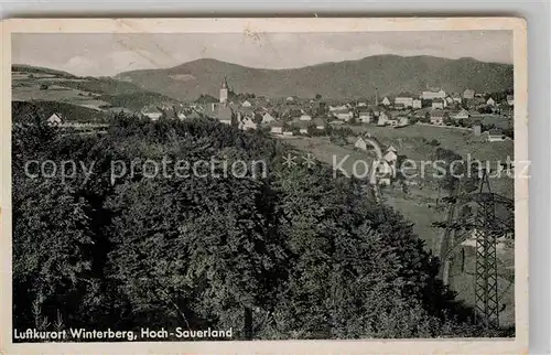 AK / Ansichtskarte Winterberg Hochsauerland Panorama Kat. Winterberg