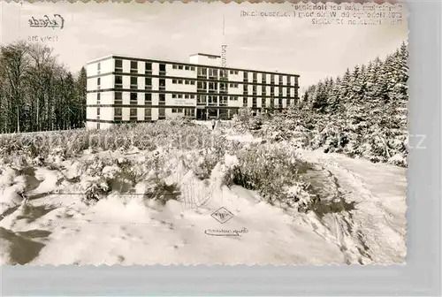 AK / Ansichtskarte Hoheleye Sanatorium auf der Hoheleye Winter Kat. Winterberg