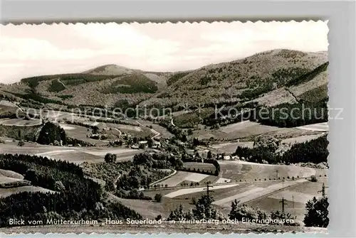 AK / Ansichtskarte Winterberg Hochsauerland Elkeringhausen Panorama Kat. Winterberg