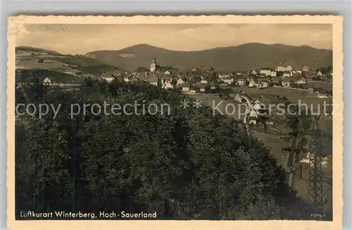 AK / Ansichtskarte Winterberg Hochsauerland Panorama Kat. Winterberg