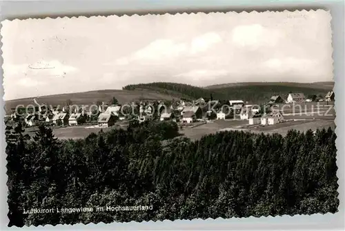 AK / Ansichtskarte Langewiese Panorama Kat. Winterberg