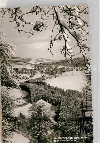 AK / Ansichtskarte Winterberg Hochsauerland Blick vom Bobhaus Kat. Winterberg