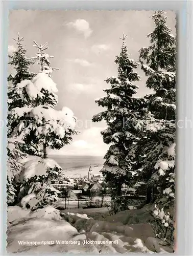 AK / Ansichtskarte Winterberg Hochsauerland Winterlandschaft Kat. Winterberg