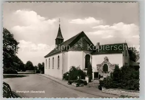 AK / Ansichtskarte Wennigloh Kirche Kat. Arnsberg