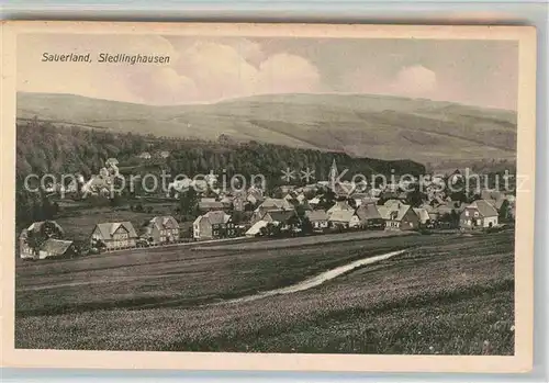 AK / Ansichtskarte Siedlinghausen Panorama Kat. Winterberg