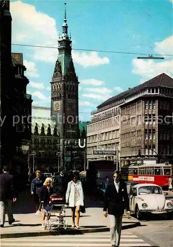 AK / Ansichtskarte Hamburg Moenckebergstrasse Rathaus Kat. Hamburg