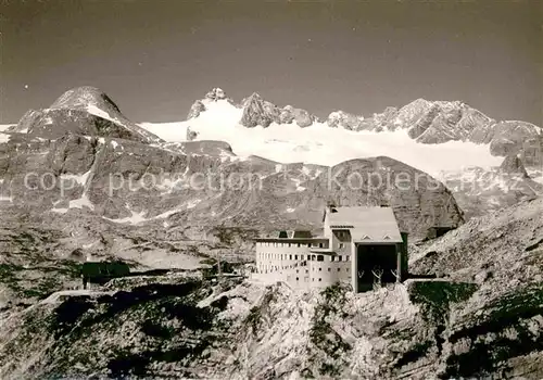 AK / Ansichtskarte Obertraun Berghaus Krippenstein Fliegeraufnahme Kat. Obertraun