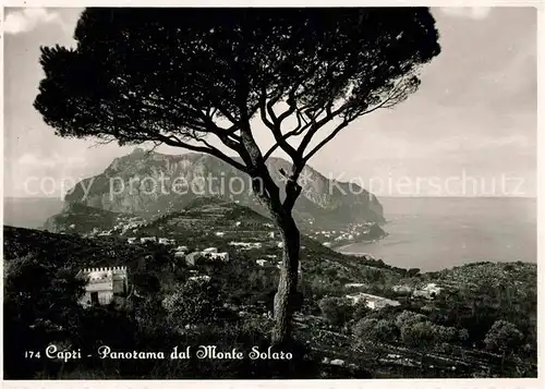 AK / Ansichtskarte Capri Monte Solaro Kat. Golfo di Napoli
