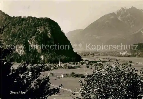 AK / Ansichtskarte Strass Tirol Panorama Alpen
