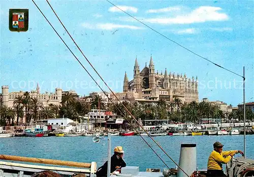 AK / Ansichtskarte Palma de Mallorca Catedral y La Lonja Kathedrale Kat. Palma de Mallorca