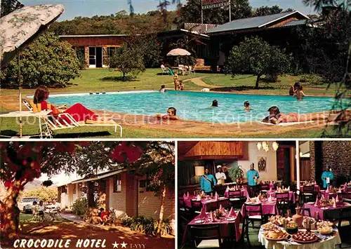 AK / Ansichtskarte Nelspruit Crocodile Hotel Swimmingpoll Restaurant Kat. Nelspruit