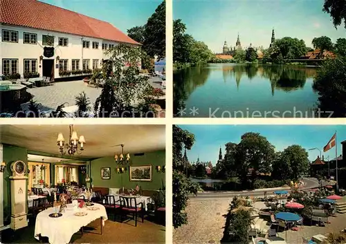 AK / Ansichtskarte Hillerod The Castle Inn Gastraum Park Kat. 