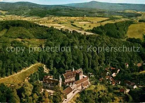 AK / Ansichtskarte Schoenberg Bensheim Schloss Schoenberg Fliegeraufnahme Kat. Bensheim